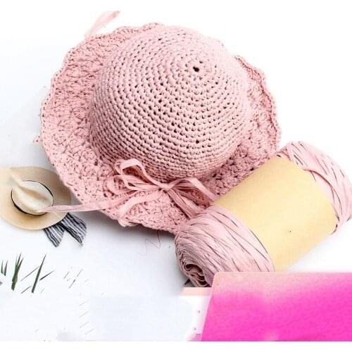 Rattan line material Hand-woven DIY summer straw hat Thick Yarn DIY Hand-knitted Material