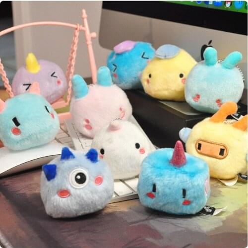 Cute Creative cartoon elf Bag Pendant Exquisite Keychain Mini Grab Machine good quality Soothing Doll christmase birthday gift