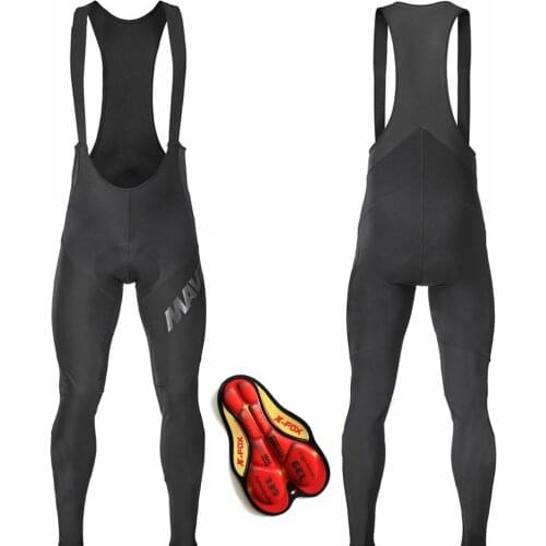 Men Spring Autumn Cycling Bib Pants Gel Pad Bicycle Pants Ropa Ciclismo Cycling long Pants Pro Team Mountain Bike Trousers