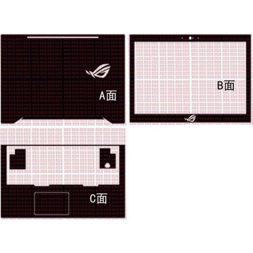 KH Laptop Carbon fiber Leather Sticker Skin Cover Protector for ASUS ROG Zephyrus GM501GM GM501GS GM501 GL504 15.6"