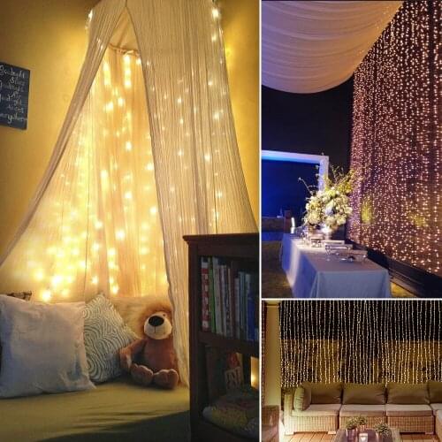 Led Curtain Icicle String Lights Led Fairy Lights Christmas Lamps Icicle Lights Xmas Wedding Party Decoration