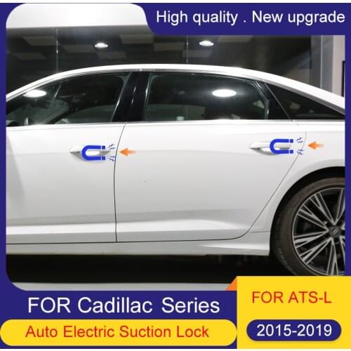 Smart Auto Electric Suction Door Lock for Cadillac ATS-L 2015-2019 Automatic Soft Close Door Super Silence Car Vehicle Door