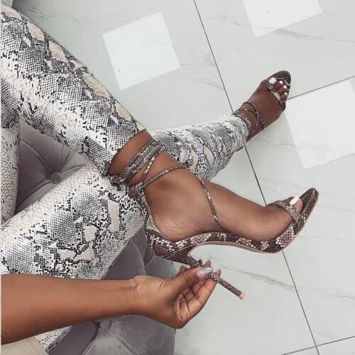 XEK Womens High-heeled Shoes
