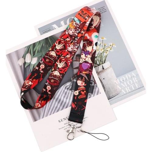 24pcs/lot MD711 DMLSKY Anime Phone Lanyard Keychain Lanyards for keys Badge ID Fashion Neck Straps Accessories Gifts