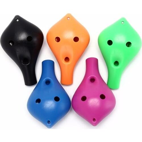 6 Hole Ocarina Instrument Ceramic Alto C Legend of Zelda Ocarina Flute Blue of Woodwind Instruments figure toys