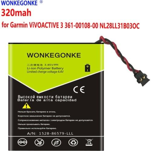 320mAh Battery for Garmin ViVOACTIVE 3 361-00108-00 NL28LL31B03OC