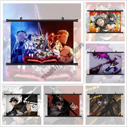 Full Round Square Diamond Painting Black Clover Anime Cross Stitch Kits Diamond Embroidery Mosaic Christmas Home Decor