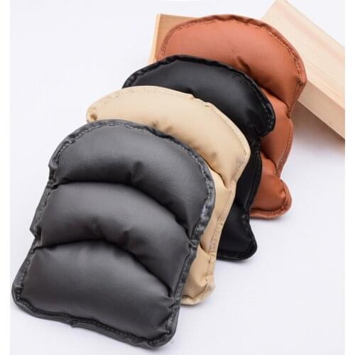 Car PU Leather Soft Central Armrest Console Box Pad Cover Cushion Armrest Seat Protective Pad Mat Universal Auto Accessories