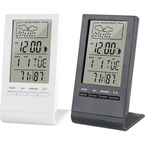 CX-220 Digital Thermometer Hygrometer Temperature Humidity Sensor Monitor Multifunction Meter Alarm Clock Weather Station Gauge