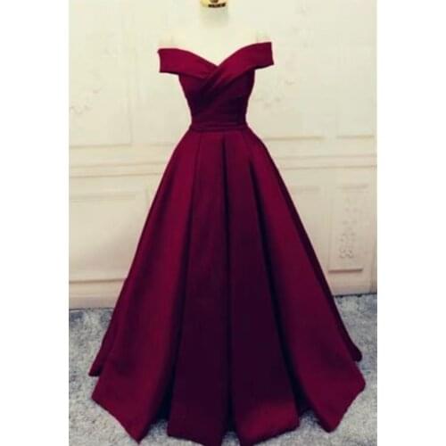 Elegant Long Satin V-Neck Evening Dresses with Pockets Custom Floor Length Lace Up Back Pleated Formal Party Gowns for Women