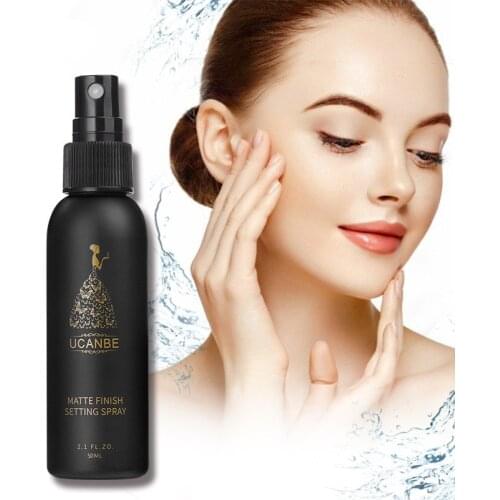 50ML Foundation Makeup Fixer Setting Spray Moisturizing Long Lasting Finish Face Make Up Mist Matte Base Cosmetics