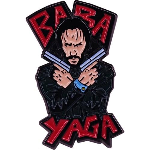 John Wick Baba Yaga Lapel Pin Movie Fans Great Collection