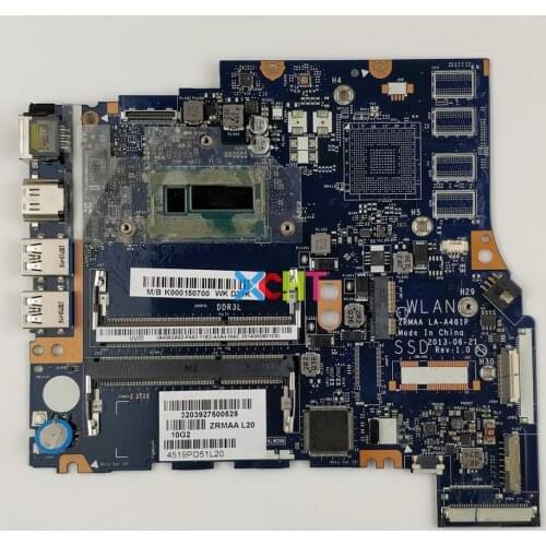 K000150700 ZRMAA LA-A481P w i5-4200u CPU UMA for Toshiba U40 U40T-A M40 M45 Laptop PC NoteBook Motherboard Mainboard