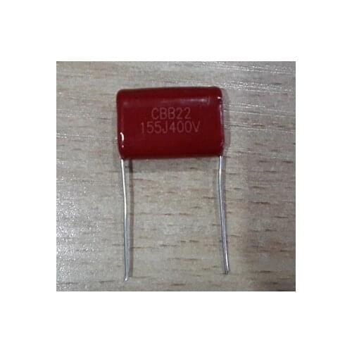 10pcs 400V155J 1.5UF Pitch 20MM 400V 155 1500nf CBB Polypropylene film capacitor