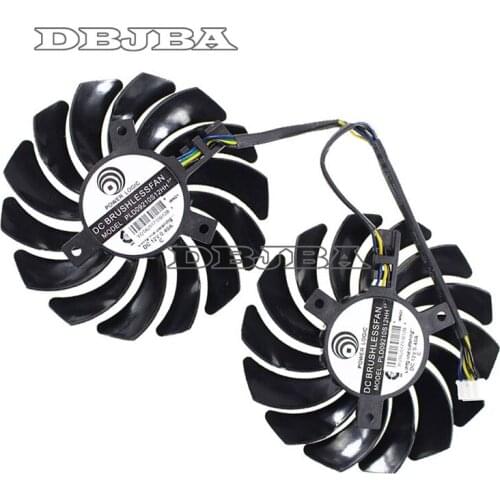 Fan For MSI GTX1050Ti GTX1050 Graphics Card Cooler Fans (Red Dragon Graphics Card)