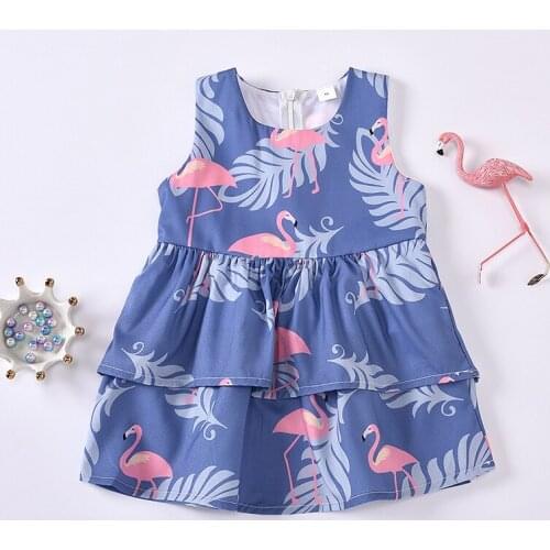 2020 TALLOLY summer new girls skirt casual cute style printed dress