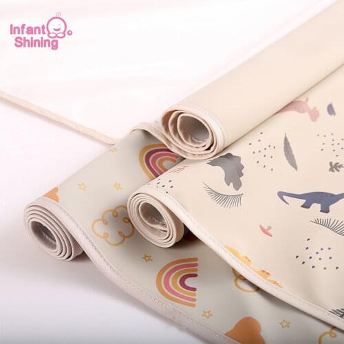 Infant Shining Diaper Changing Pad Newborn Nursing Pad Breathable Thicken Leakproof Multi-Purpose Diaper Mat Baby Mattress Thick