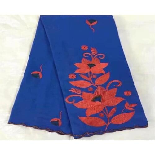 Latest Fashion design cotton african lace fabric 2020 high quality printed fabric for womens dresses 5 Yards! LXFN11205