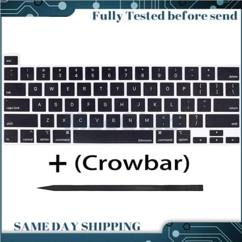 New Replacement US Keyboard Keycaps Keys for MacBook Pro 13.3"/16" A2251 A2289 A2141 2019 2020 EMC 3348 3349 3456 Keycaps Keys