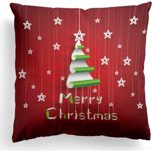 Bulk price custom beautiful christmas decorative printed cushion covers