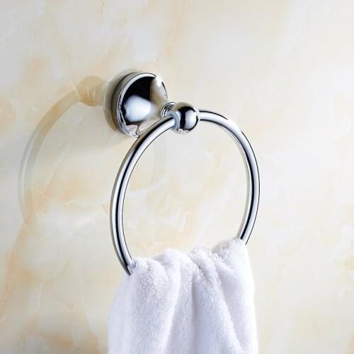 Stainless Steel bathroom towel ring shelf, Toilet wall mounted towel ring rack, European kitchen towel ring holder,FREE SHIPPING
