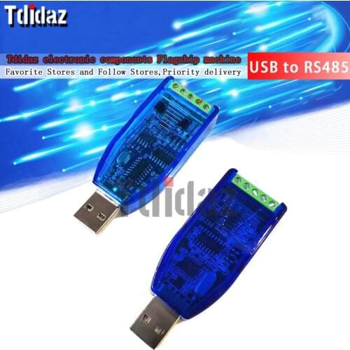 Industrial USB to RS485 communication module converter TVS protection RS232 compatibility V2.0 RS-485 A connector board module