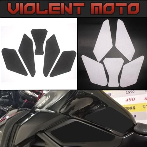 For Kawasaki Z900 2017 Motorcycle Tank Traction Pad Side Gas Knee Grip Protector Anti slip sticker with a super strong 3M adhe