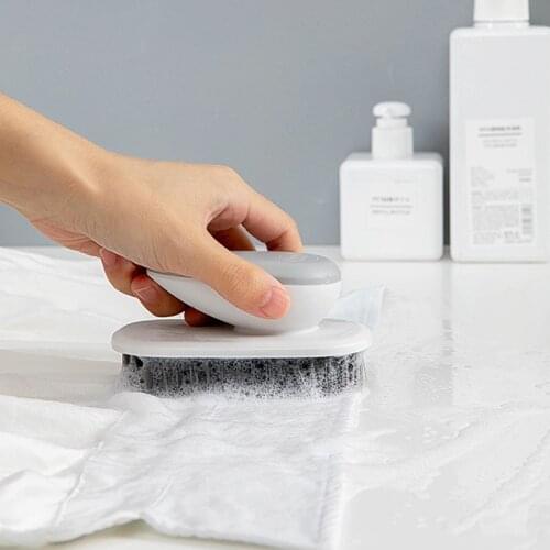 Handle Laundry Brush Washing Flexible Scrub Brush Soft Hair Cleaning Brushes Brushes Cleaner Household Cleaning Tools