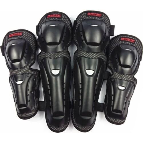 Motorcycle racing suit removable protections built-in four-piece suit knee pads elbow protections
