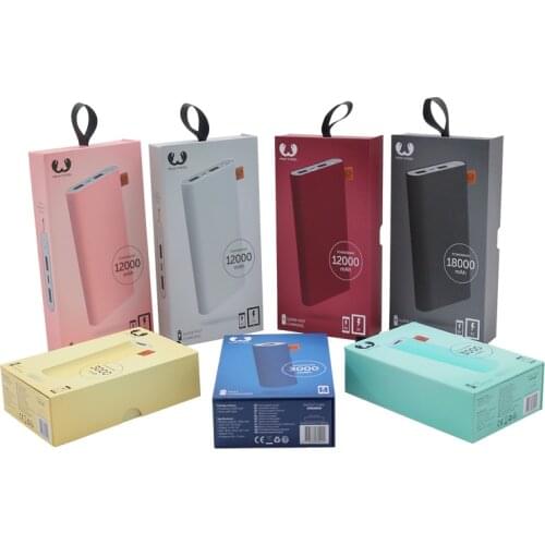 High quality custom shipping boxes electronic product power bank packaging box manufacturer