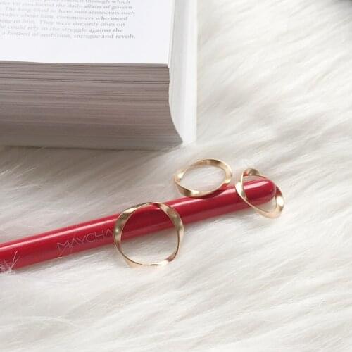 Sterling Silver 925 Gold Rings Gift For Women Minimalist Aesthetic Luxury Party Adjustable Ring 2021 Trend Engagement Jewelry