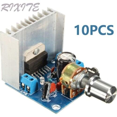 10pcsTDA7297 Version B Amplifier Board DC 9-15V 15W*2 Digital Audio Power Amplifier Module Stereo Dual Channel Amplificador
