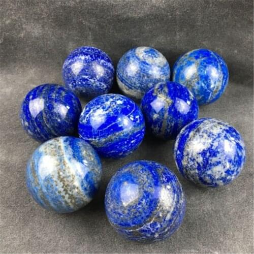 25-30mm small size Lapis Lazuli handmade Crystal Sphere Gemstone Hand Massager Crystal ball for decoration natural stone healing