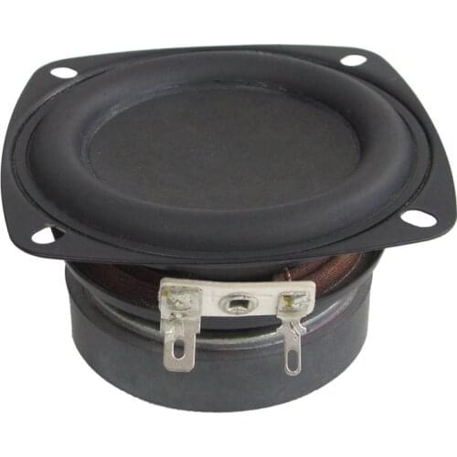 3 Inch 25W 4 Ohm Audio Speaker Full Range Horn Subwoofer Bass Loudspeaker Waterproof Rubber Speaker for Outdoor