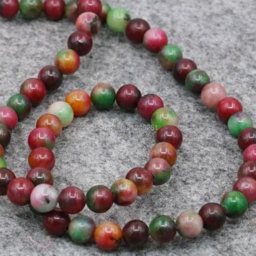 6 10 12mm Multicolor Sugilite DIY Loose Round Lucky Stone Beads Ball Stone Accessories Parts Jewelry Making Women Girls Gifts