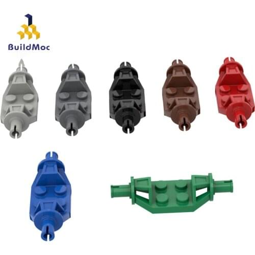 BuildMOC Compatible Assembles Particles 47720 2x2 axle with bolt For Building Blocks Parts DIY electric