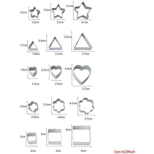Baking Molds Tool Cookie Cutter Anti rust Stainless steel Pastry Dough