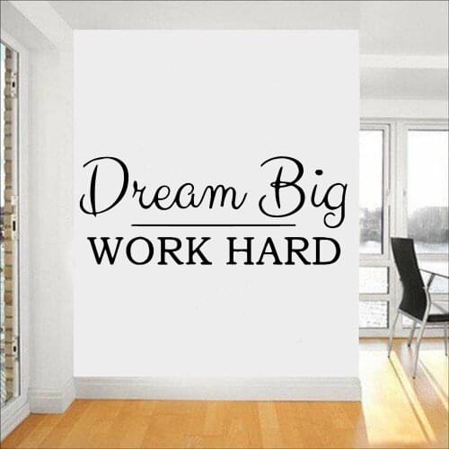 Company Cultrue Wall Decals Gym Work Hard Motivational Quotes Home Decoration School Classroom Office Vinyl Wall Stickers Y484