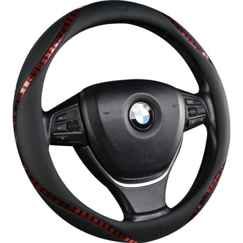 Leather Car Steering Wheel Cover for BMW X1 X2 X3 X4 E84 F84 F39 E83 F25 G01 F97 F26 G02 F98 Auto Accessories