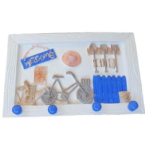 Merland Ben and Child Decorative Key Chain Strap-Welcome