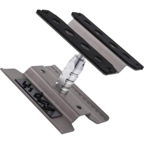 Metal Aluminum RC Car Workstation Work Stand Repair 360 Degree Rotation For 1/8 1/10 1/12 1/16 Scale Model