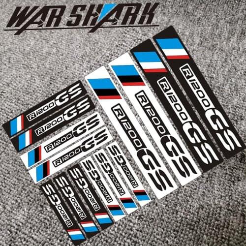 New Motorcycle Handlebar Clamp tank sticker emblem decal For BMW R1200GS/ADV R1250GS F800GS/ADV F700GS F650GS F750GS G650GS