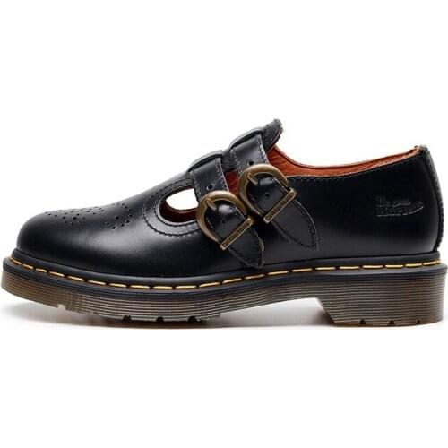 New 2021 Ladies Leather Shoes Women Shoes Mary Jane Cowhide Shoes Fashion All-match Casual Shoes Martin Shoes Oxford Shoes 34-41