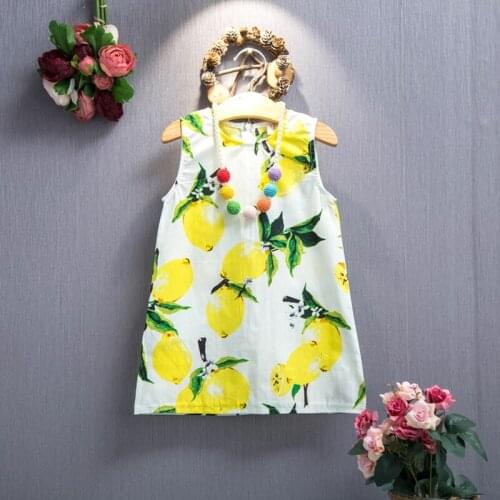 2009 New Spring and Summer Lemon vest Girl Dresses