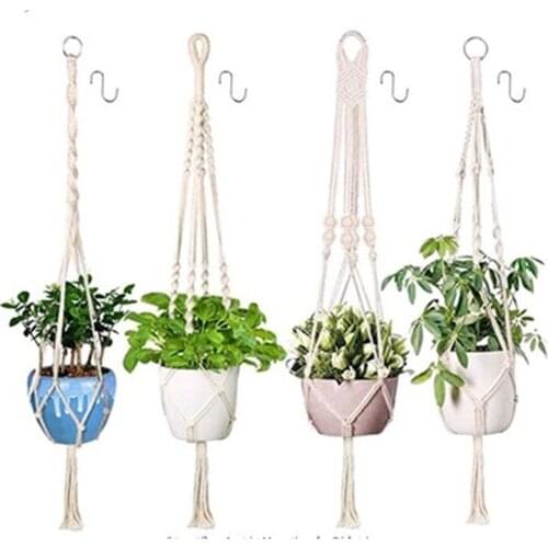 New arrival macrame plant hanger macrame pot hanger macrame plant pot tray plant holder