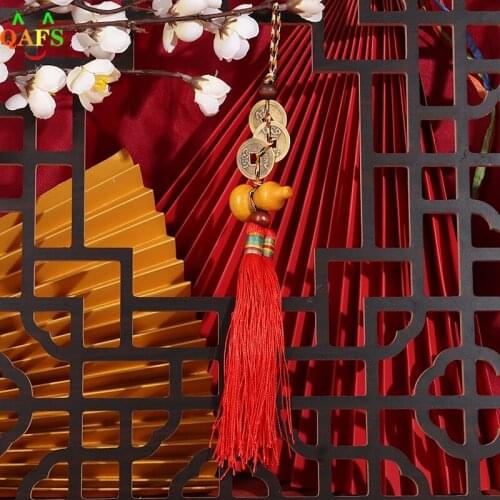 Lucky Charm Ancient Coin 1Pc Pendant Decoration Car Accessories Copper Coins