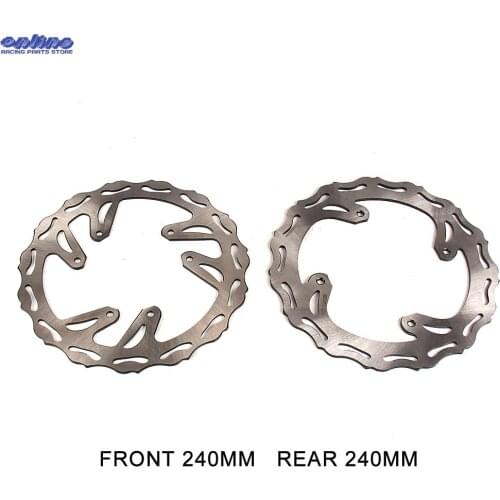 Motorcycle Front Rear Brake Disc Rotor For CR125R CR250R CRF250R CRF450R CRF250X CRF450X CR125 250R CRF 250R 250X 450R 2002-2017