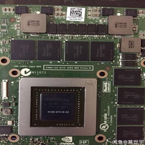 Tarjeta gráfica original GTX680M GTX 680M VGA N13E-GTX-A2 2G CN-020HTK 20HTK para Dell Alienware M17x R2 R4 m18X R2 100% PRUEBA