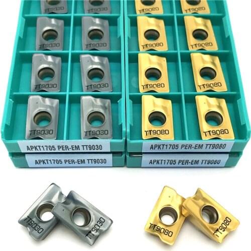 APKT1705 TT9080 APKT1705 TT9030 carbide insert milling turning tool high quality Cutting tool Hard Alloy