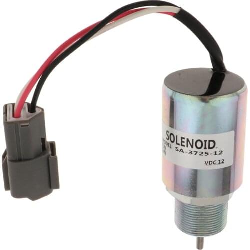 Solid Fuel Shutoff Solenoid Valve SA-3725-12 For MITSUBISHI S3L S3L2 ENGINE